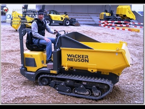 Видео: Гусеничный думпер Wacker Neuson DT15 |www.kiit.ru| мощные внедорожные возможности при строительстве