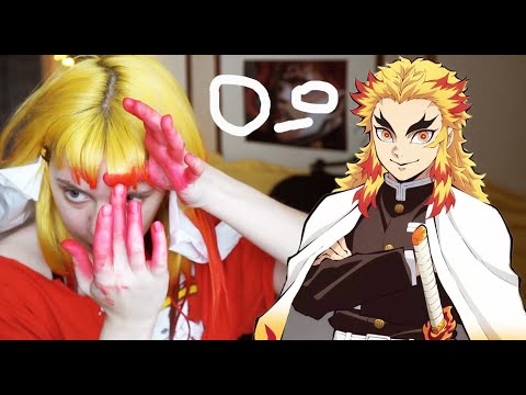 Видео: Покрасила волосы ради КОСПЛЕЯ \ Кёджуро Ренгоку \ Kimetsu no Yaiba