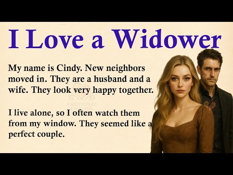 Видео: Я влюбилась в вдовца ✅ Эмоциональная история на английском языке (уровень A1/A2) ✅