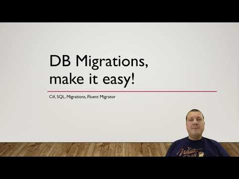 Видео: C#, Fluent Migrator - Меняем структуру баз данных легко