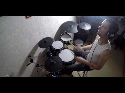 Видео: Кино - Когда твоя девушка больна (  drum cover by Pasha Novikov )