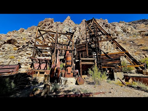 Видео: Первая водяная штамповочная фабрика в Долине Смерти: рудники по добыче драгоценных камней и корон...