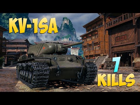 Видео: КВ-1С с М3 - 7 Фрагов 3.5K Урона - Новый песочный монстр! - Мир Танков