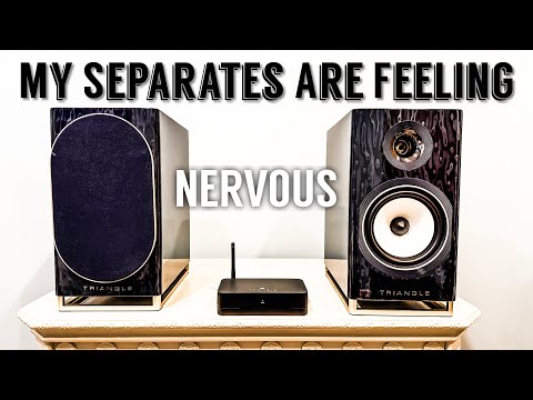 Видео: «Извини, большой Hi-Fi Rig… Нам нужно поговорить»... Triangle Hi-Fi Capella Actives!