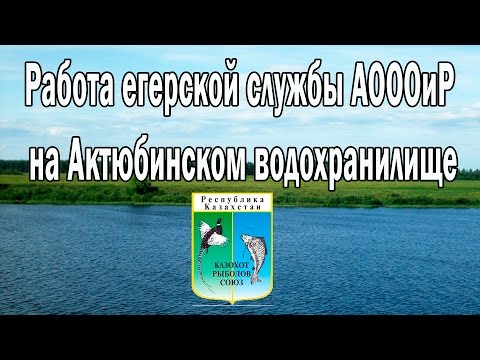 Видео: Работа егерской службы на Актюбинском водохранилище.