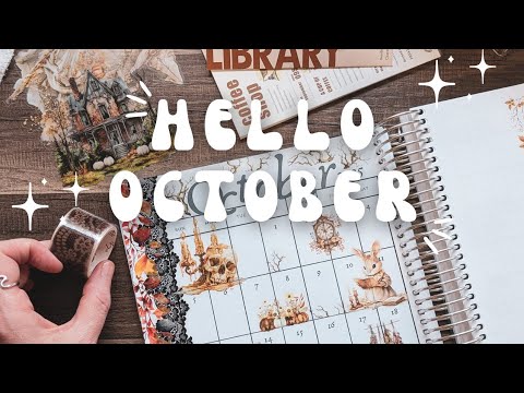 Видео: Уютный октябрьский планировщик и настройка календаря 🍂 Еженедельный планировщик Эрин Кондрен #pla...
