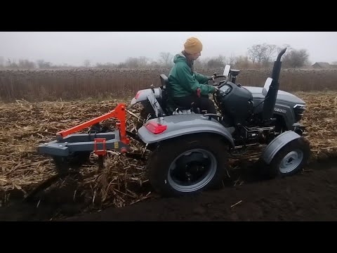 Видео: Моя перша оранка плугом VINMET ПН-1.35 трактор Скаут ТУ254, незабутні враження 