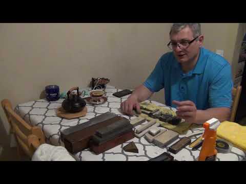 Видео: Заточка каменной  Coticule