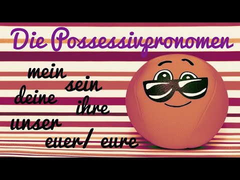 Видео: Притежателните местоимения в немския език | Die Possessivpronomen (A1, A2)