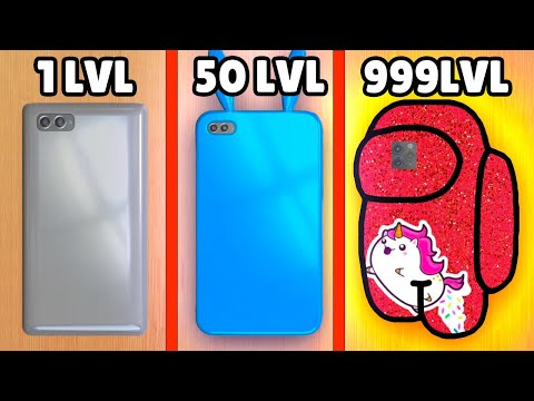 Видео: ЭВОЛЮЦИЯ ЧЕХЛА НА ТЕЛЕФОН, МАКСИМАЛЬНЫЙ УРОВЕНЬ! | Phone Case DIY