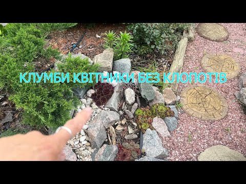 Видео: Клумба, квітники без клопотів та трішки невибагливих рослин!