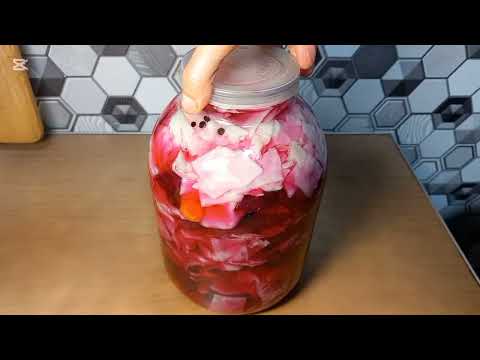 Видео: МАРИНОВАННАЯ КАПУСТА! БЫСТРО, ПРОСТО, ВКУСНО!