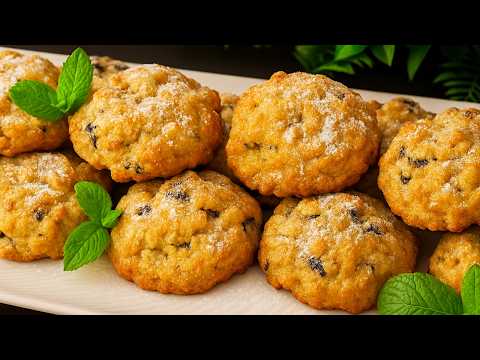 Видео: Вкусные, мягкие и полезные печенья к чаю за 10 минут! Простой, малоизвестный рецепт!