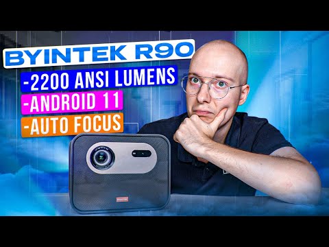 Видео: ТЕЛЕВИЗОР БОЛЬШЕ НЕ НУЖЕН! Ультра Яркий проектор BYINTEK R90 - Full HD, Android 11 и АВТОФОКУС