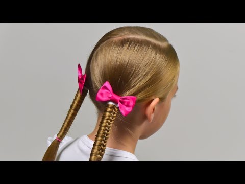 Видео: Красивая прическа с НЕОБЫЧНЫМ плетением ★ Chinese Ladder Braid ★ Прическа для девочек #83 #LGH