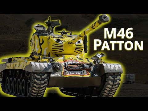 Видео: Черный, желтый и красный по всему телу: M46 Patton