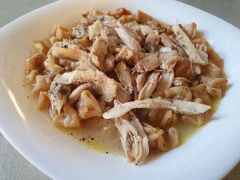 Видео: Мантъ (от готов пакет) с пилешко месо - Manti (pre-made package) with chicken