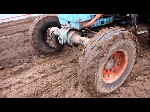 Видео: Колеса 2-птс4 на ПВМ ТРАКТОРА Т-40, что будет!??