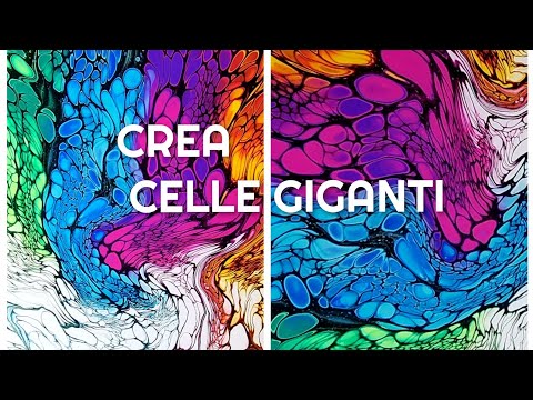Видео: #148 ГИГАНТСКИЕ КЛЕТКИ! Техника свайпа с силиконом - Fluid Art