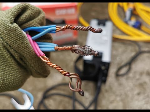 Видео: Сварка медных скруток инвертором. Тест на прочность