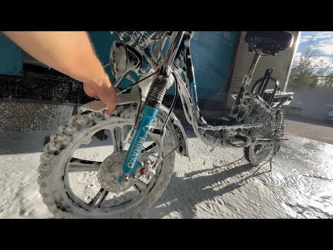 Видео: Решил помыть курьерский электровелосипед колхозник