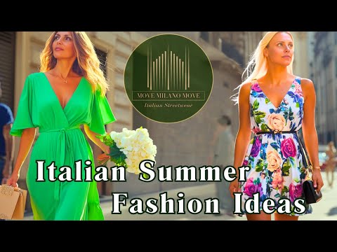 Видео: 🌷Идеи уличного стиля в Италии в августе 🇮🇹: Модные тенденции лета в Милане