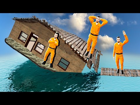 Видео: СМОЖЕМ ЛИ МЫ ВЫЖИТЬ В ТОНУЩЕЙ ПОСТРОЙКЕ ВЕСЕЛИМСЯ В Garry's Mod Sandbox