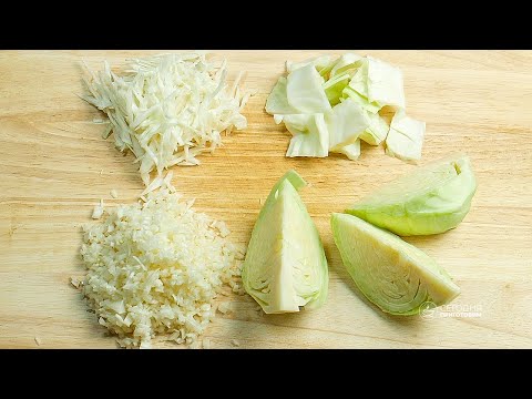 Видео: Как нарезать капусту? Форма нарезки, куда использовать и еще несколько разгадок.