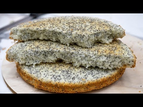 Видео: Маковый бисквит - Я - ТОРТодел!