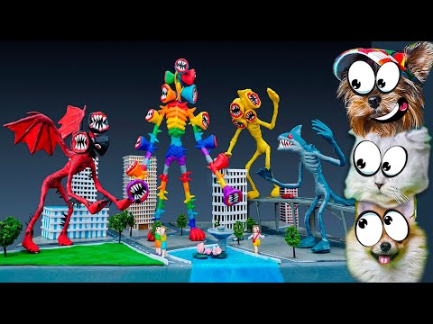 Видео: РАДУЖНЫЕ ДРУЗЬЯ грохнули и съели ДРУГ ДРУГА! Не бойся-ЭТО ПЛАСТИЛИН Rainbow Friend Валеришка Макс