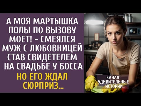 Видео: А моя мартышка полы по вызову моет! - смеялся муж с любовницей став свидетелем на свадьбе у босса…