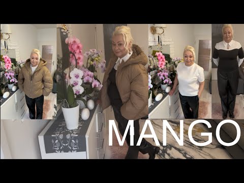 Видео: Обзор и примерка вещей из магазина MANGO. Теплая куртка, брюки и блуза.