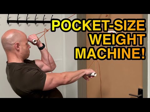 Видео: Ультрапортативный самодельный подвесной тренажер: простое и доступное решение для домашних тренир...