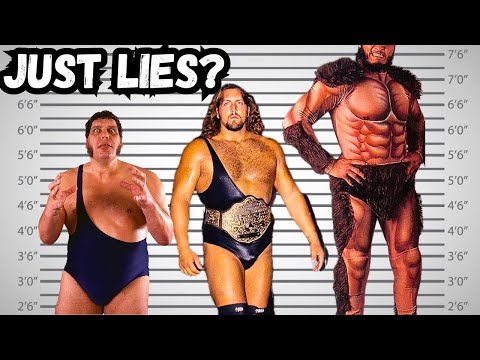 Видео: Pro Wrestlings РЕАЛЬНЫЙ против ПОДДЕЛЬНОГО веса и роста