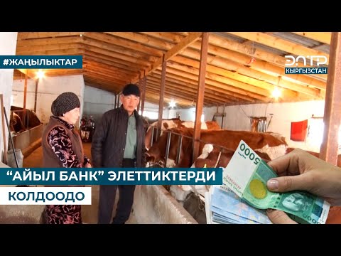 Видео: “АЙЫЛ БАНК” ЭЛЕТТИКТЕРДИ КОЛДООДО