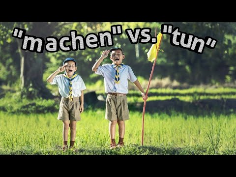 Видео: Глаголите "machen" и "tun": Прилики и разлики (A2, B1)