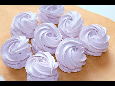 Видео: Зефир лавандовый / Lavender zephyr / Lavender marshmallows