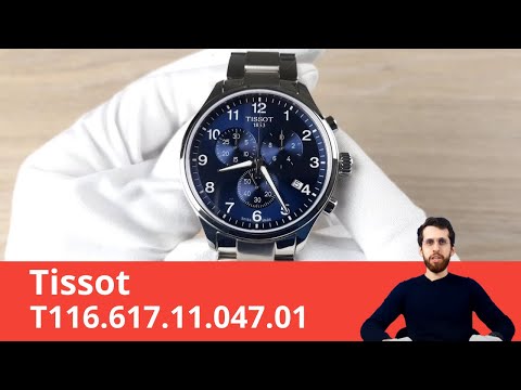 Видео: Крупный спортивный хронограф на каждый день / Tissot T116.617.11.047.01