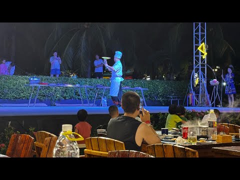 Видео: Потрясающий закат. Ужин в HORIZON RESORT & SPA 5*, Хайнань. Кофе из Старбакс, прогулка по Ялонг бей
