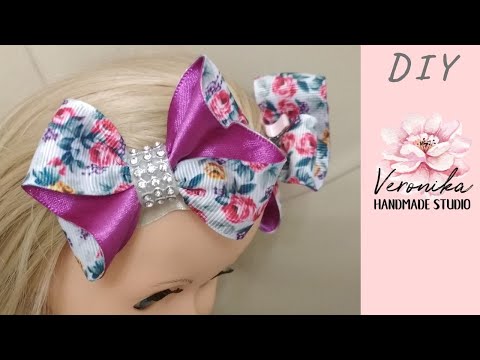 Видео: Весенний мини бантик из ленты 2,5 см МК🎀Bow of ribbon 2,5 cm DIY Tutorial🎀PAP Laço mini de fita №5