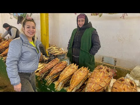 Видео: Узбекистан! Главный РЫНОК Каракалпакстана! БАЗАР в Нукусе! Восточный базар. Уличная еда!