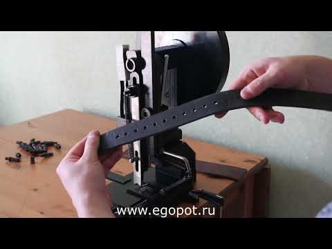 Видео: Станок для производства ремней