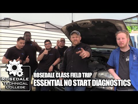 Видео: Диагностика проблем с запуском и вращением коленвала — экскурсия с моими студентами @RosedaleTech