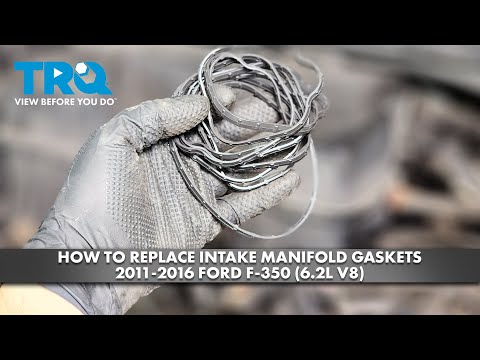 Видео: Как заменить прокладки впускного коллектора Ford F-350 (6,2 л V8) 2011–2016 гг.