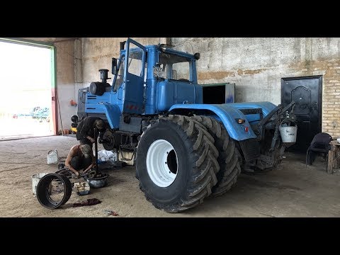 Видео: Трактор Т-150 вот что бывает КОГДА НЕ МАЖЕШЬ трещетки!!