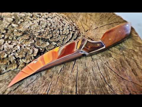 Видео: Изготовление походного ножа из сельскохозяйственных инструментов