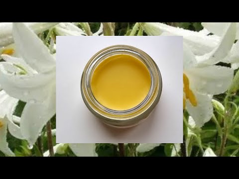 Видео: Крем для капризной кожи лица из масла лепестков белой лилии.