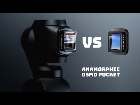 Видео: Анаморфотный объектив OSMO POCKET Freewell против объектива Ulanzi