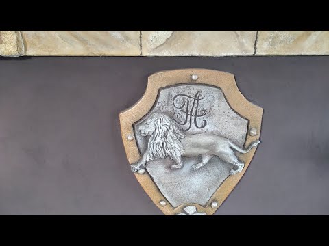 Видео: ЩИТ БАРЕЛЬЕФ .АРТБЕТОН ОТДЕЛКА ПОД ЗАМОК!