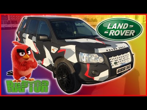 Видео: Проект ANGRY BIRD | Покраска LAND ROVER FREELANDER 2 в камуфляж защитным покрытием RAPTOR